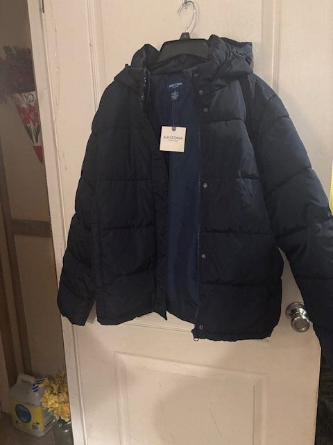 Boys XL Navy Puffer Jacket - New with Tags | Arizona Jean Co.